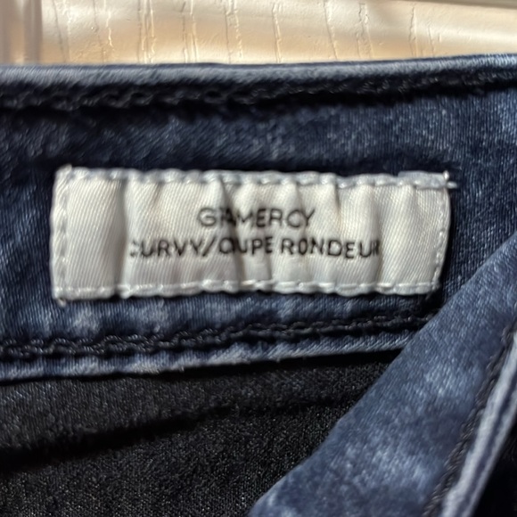 Women's Jones New York Slimming Jeans Gramercy Curvy Dark Blue Size 8 - Picture 7 of 9